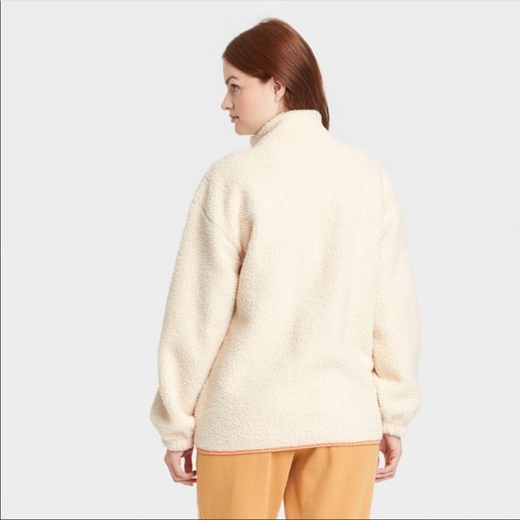 Women’s Sherpa Jacket - Universal Thread Cream - Picture 2 of 7